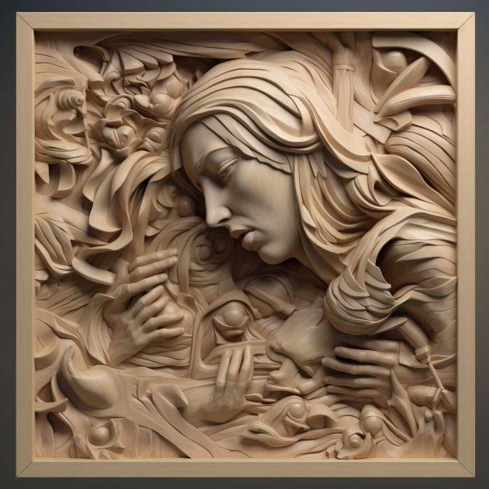 نموذج ثلاثي الأبعاد لآلة CNC 3D Art 